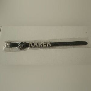 PU Leather (faux leather) Bracelet with Slide Charms. Karen